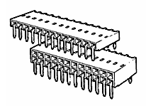 AMPHENOL ICC Connector strip female 2x14p 89883-314LF