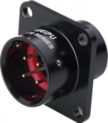 Вилка на панель с кв. фланцем Weipu SA1613/P3B3