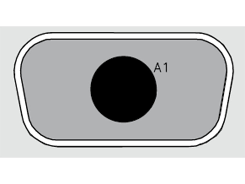 FCT D-Sub Male connector shell F1W1P-K120