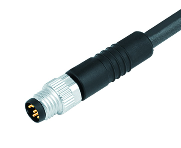 BINDER Plug Circular M8 3p with Cable 2m 77-3405-0000-50003-0200