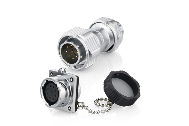 Male Plug + Female Four-hole Socket CNLINKO YZ-20-C09PE-03-001A / YZ-20-J09SX-03-401A