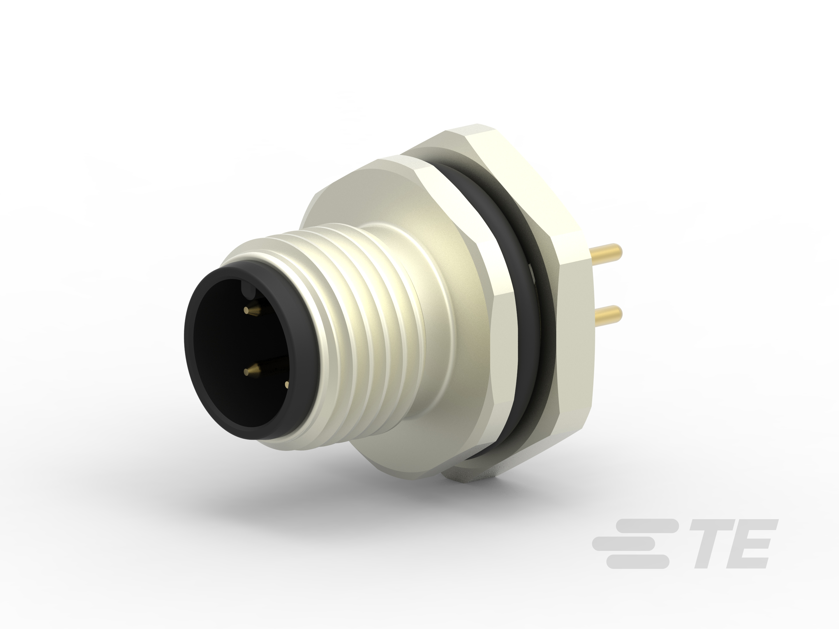 TE CONNECTIVITY Plug Circular M12 4p THT T4142012041-000