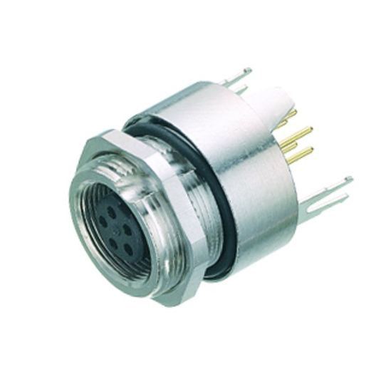 BINDER Socket Circular M9 2p THT 09-0404-35-02