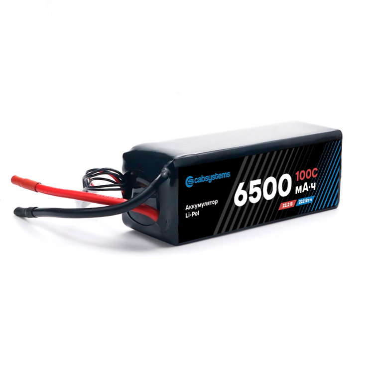 Li-Pol аккумулятор 6500mah 100C 22.2  В, Cabsystems