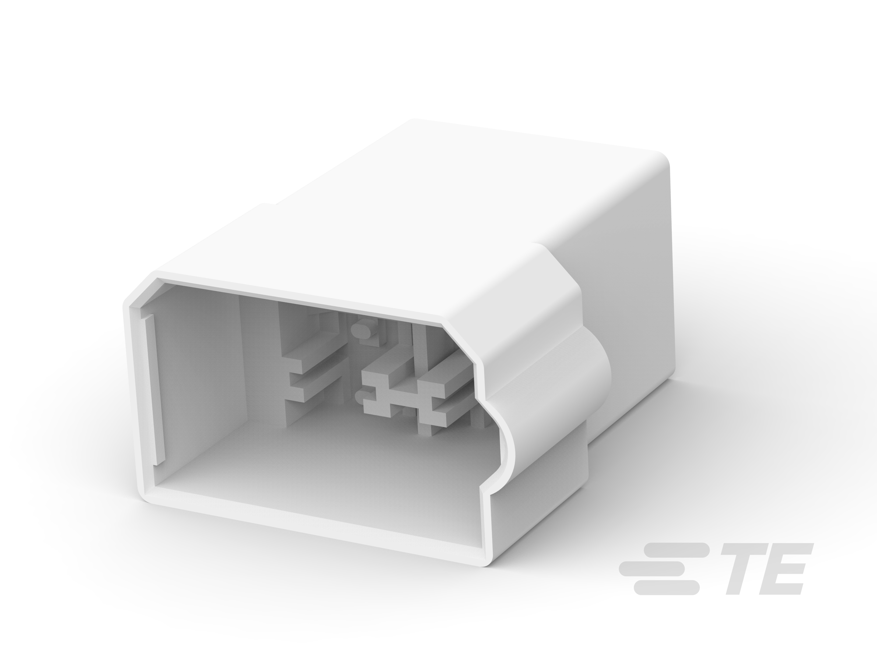 TE CONNECTIVITY Plug Square Fastin-Faston 250 4p Crimp 180901