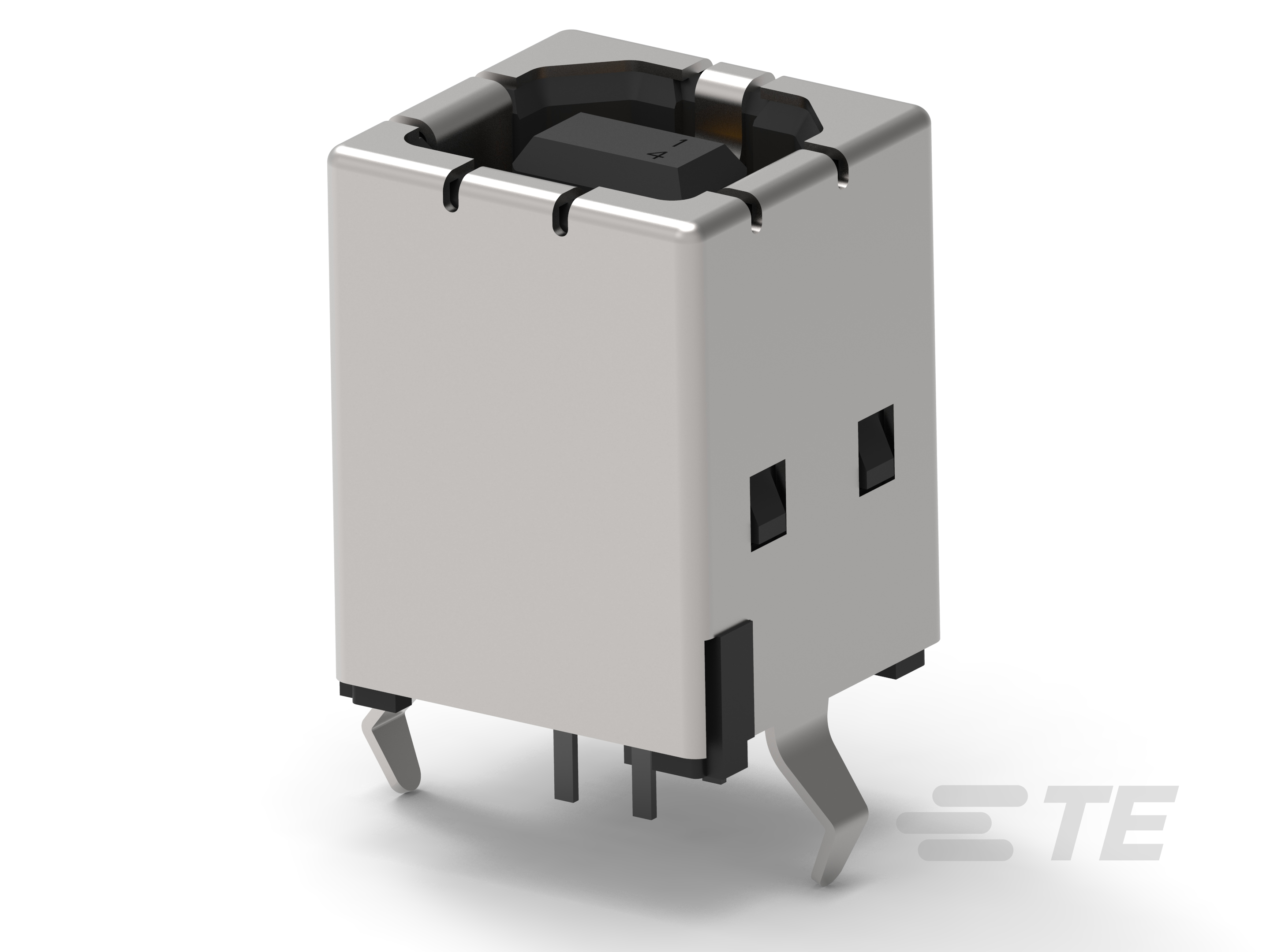 TE CONNECTIVITY Plug Square USB Type B THT female 4p 5787834-1