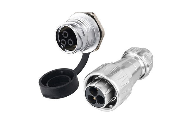 Male Plug + Female Single-hole Socket CNLINKO DZ-24-C03PE-03-050/DH-24-J03SX-03-150