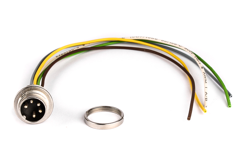 BINDER Plug Circular M16 5p Solder 09-0315-702-05