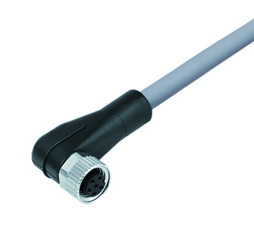 BINDER Socket Circular M8 3p with Cable 5m 77-3408-0000-20003-0500
