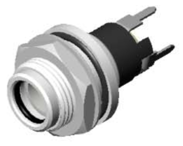 SWITCHCRAFT Socket Circular DC 2p THT PCL712AS