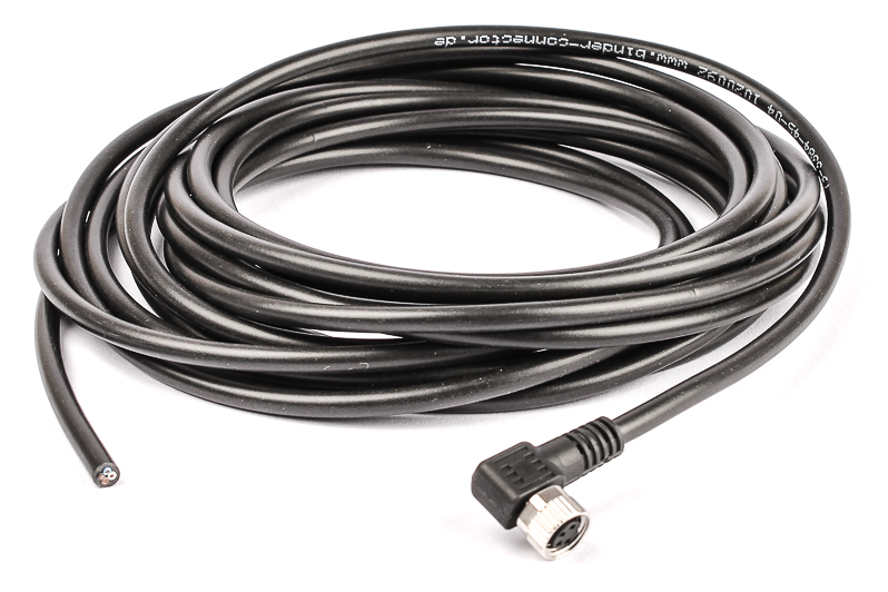 BINDER Socket Circular M8 4p with Cable 5m 79-3384-45-04