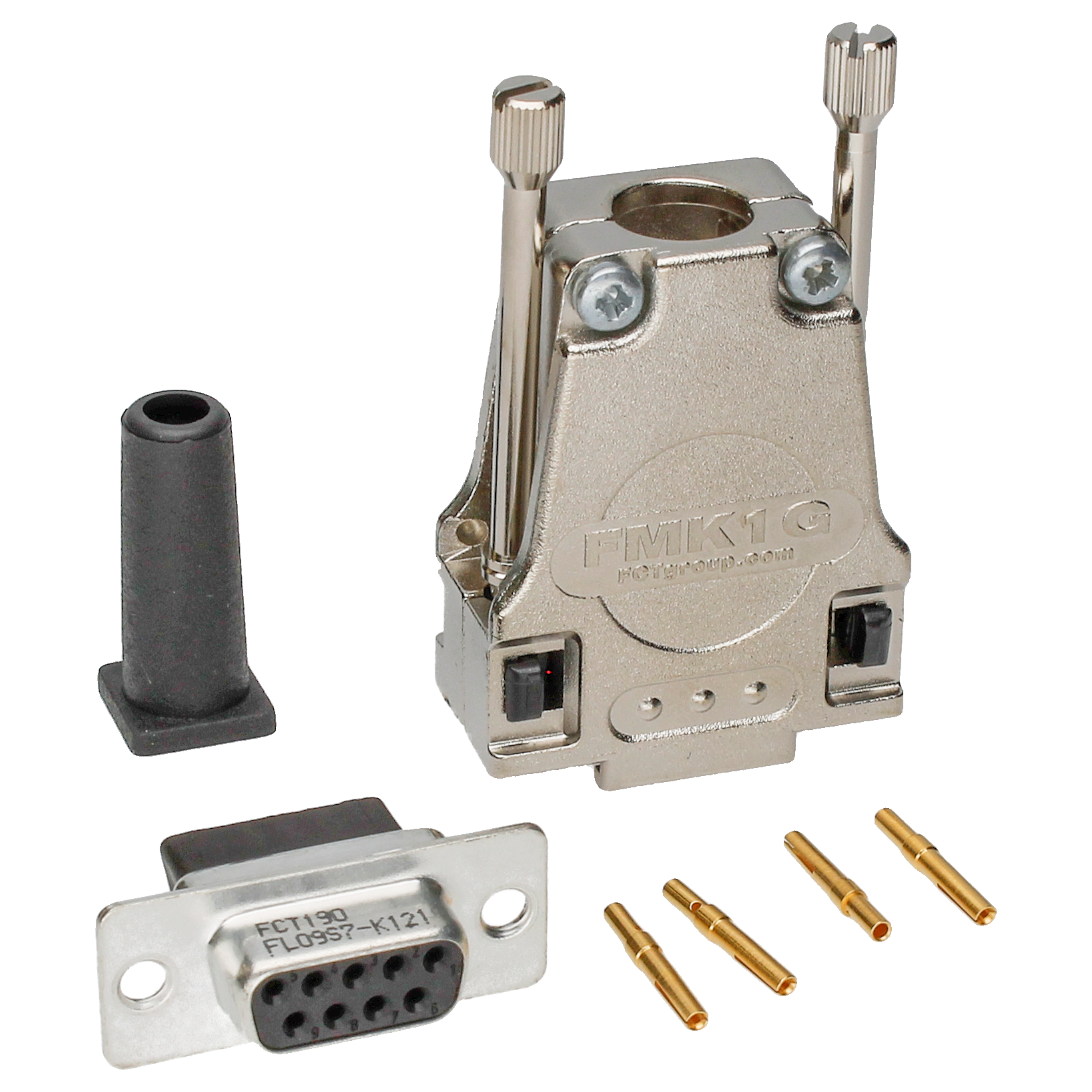 FCT D-Sub Female connector set 9p M3 FMK1G-09S-4395