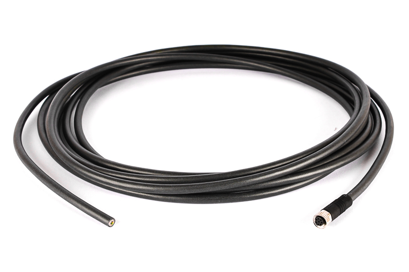 BINDER Socket Circular M8 8p with Cable 5m 79-3808-55-08