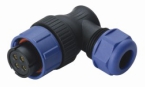 Розетка кабельная угловая Weipu SY2116/S2I1С