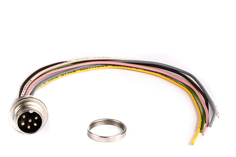 BINDER Plug Circular M16 6p Solder 09-0323-702-06
