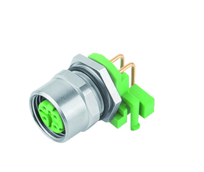 BINDER Socket Circular M12 4p THT 99-3732-202-04