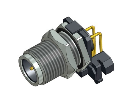 CONEC Plug Circular M12 4p THT SAL-12-FSHW4