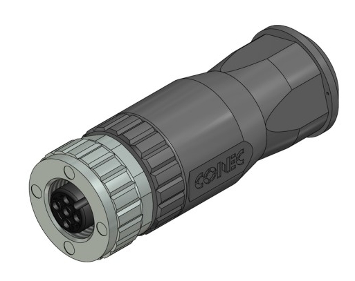 CONEC Socket Circular M12 4p Screwclamp SAL-12-RKC4-S/150