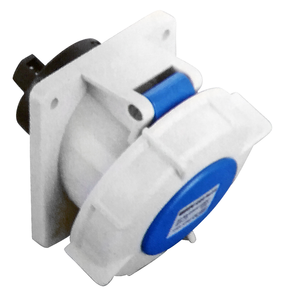 Розетка панельная угловая 3P+PE+N 500В~ 32А IP67 TYPR37247