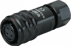 Розетка кабельная Weipu SA810/S4IIL