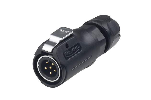 Metal + Plastic male plug CNLINKO LP-12-C06PE-01-001