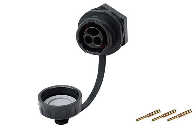 Crimp Type Single Hole Male Plastic Socket CNLINKO YM-20-C03SX-32-103A