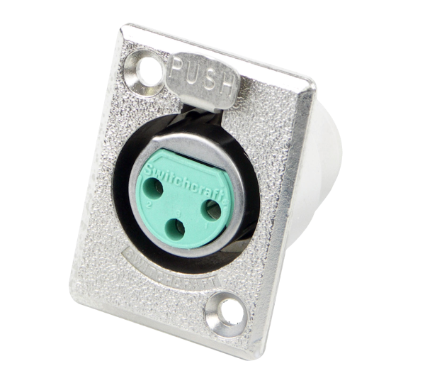 SWITCHCRAFT Socket Circular XLR 3p Solder D3F