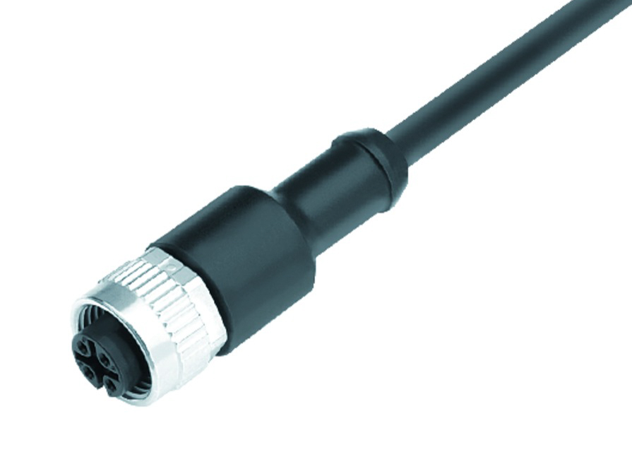 BINDER Socket Circular M12 12p with Cable 5m 77-3430-0000-50712-0500