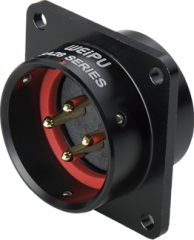 Вилка на панель с кв. фланцем Weipu SA2813/P8BR1