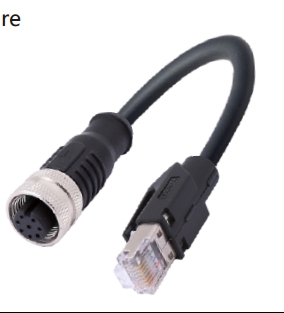 Патч-корд M12 - Ethernet Cabsystems CAM12SAF08002//RJ45