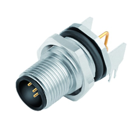 BINDER Plug Circular M12 4p THT 86-0531-1121-00004