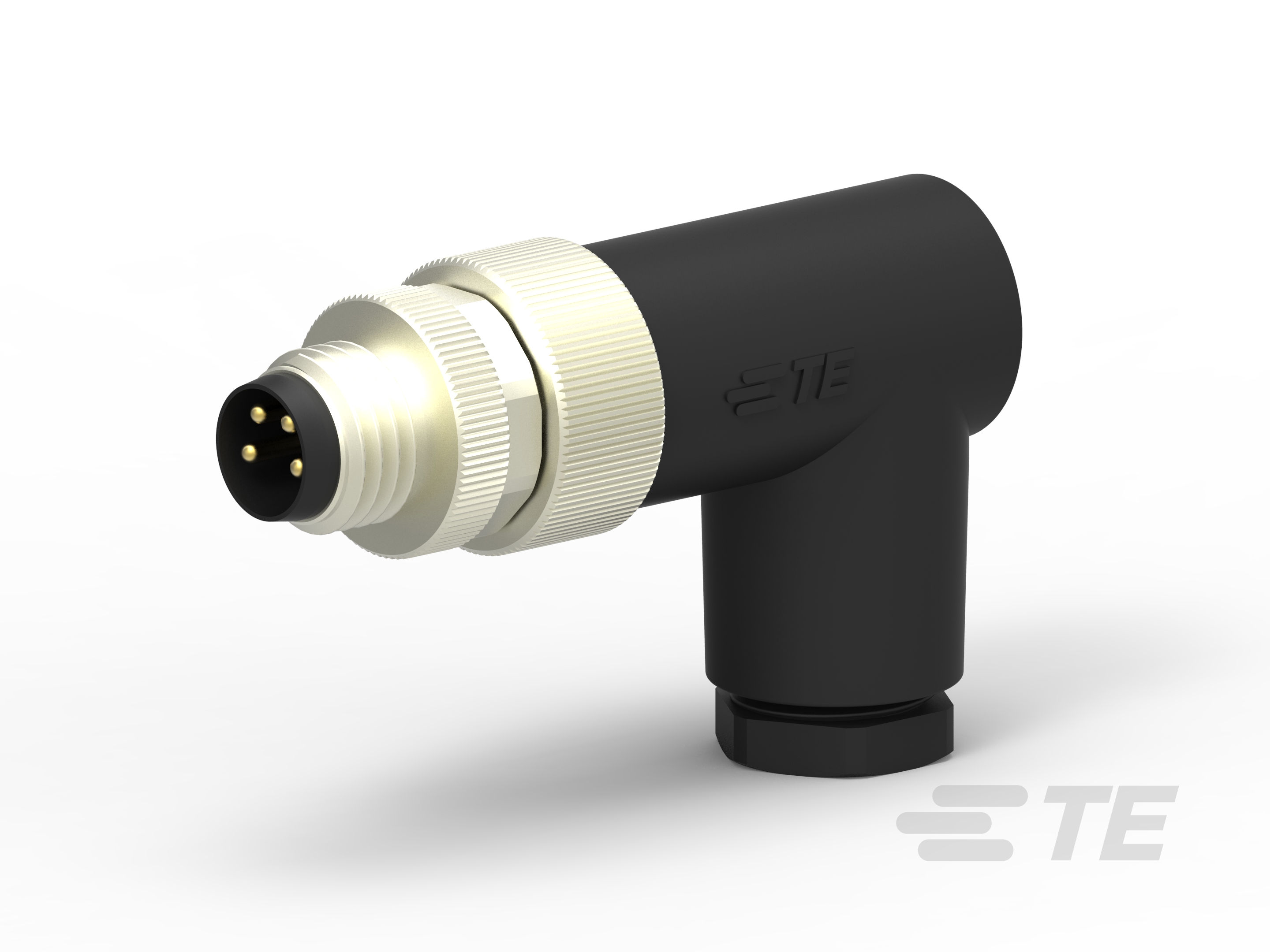 TE CONNECTIVITY Plug Circular M8 4p Screwclamp T4013008041-000