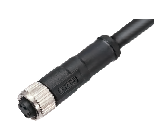 Розетка кабельная 080009-04A101000 M8-A-S4-1M-PVC