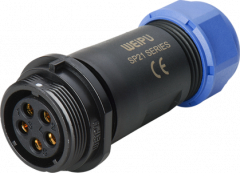 Розетка межкабельная Weipu SP2111/S5BI1C