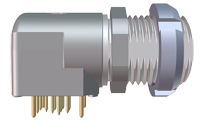 YAMAICHI Socket Circular YCP 6p THT YCP-BWE12ACX-06FPEZX-000X