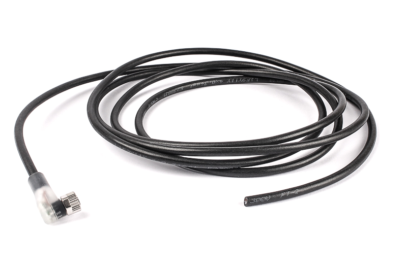 BINDER Socket Circular M8 4p with Cable 2m 77-3608-0000-50004-0200