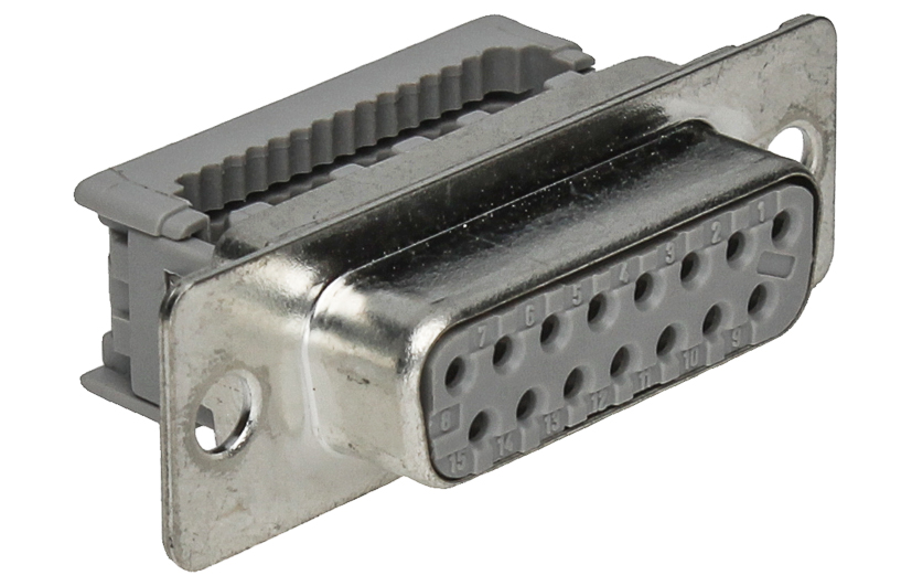 3M Plug D-Sub STD 15p THT 8315-8009