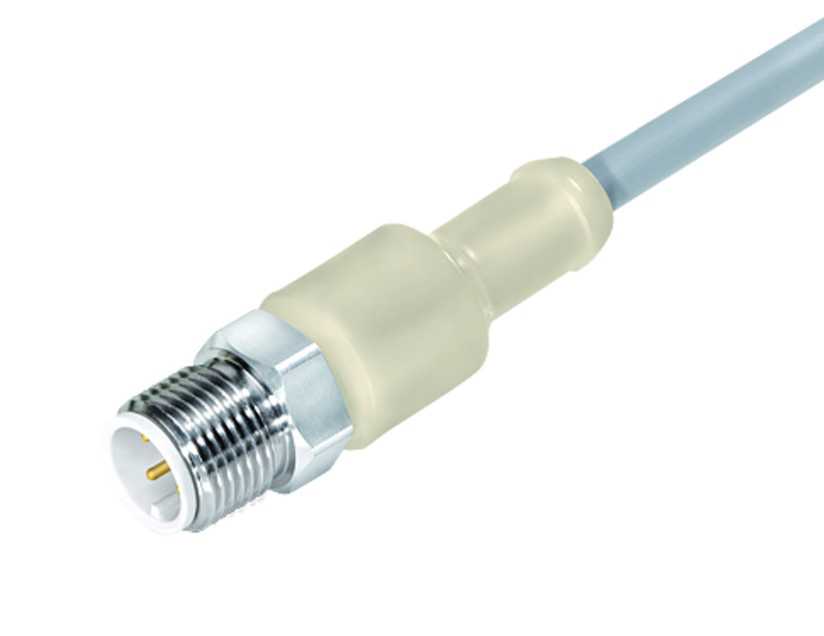 BINDER Plug Circular M12 12p with Cable 2m 77-3729-0000-20912-0200