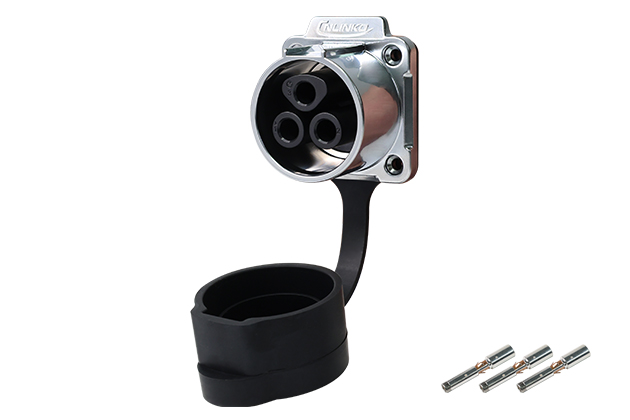 Four Holes Flange Female Socket CNLINKO LP-32-J03SX-33-401A
