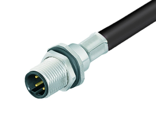 BINDER Plug Circular M12 8p with Cable 0.5m 70-3481-287-08