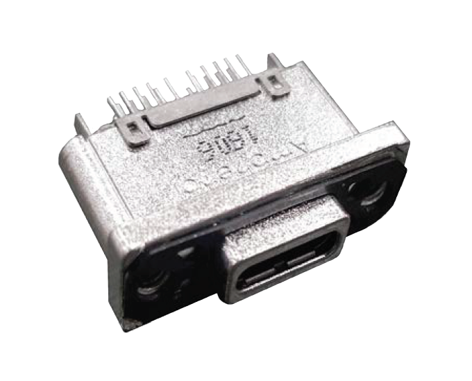AMPHENOL ICC Socket Square USB 24p THT MUSBRM5C1M0