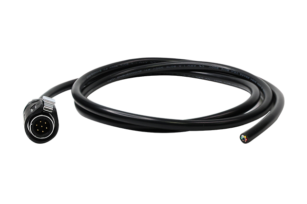 Standard Model LP-12 7 Pin L=1M Male Plug Plastic+Metal With Soldering+Cable CNLINKO LP12-07-MP-E-1M-003