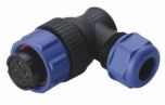 Розетка кабельная угловая Weipu SP2116/S5I1C