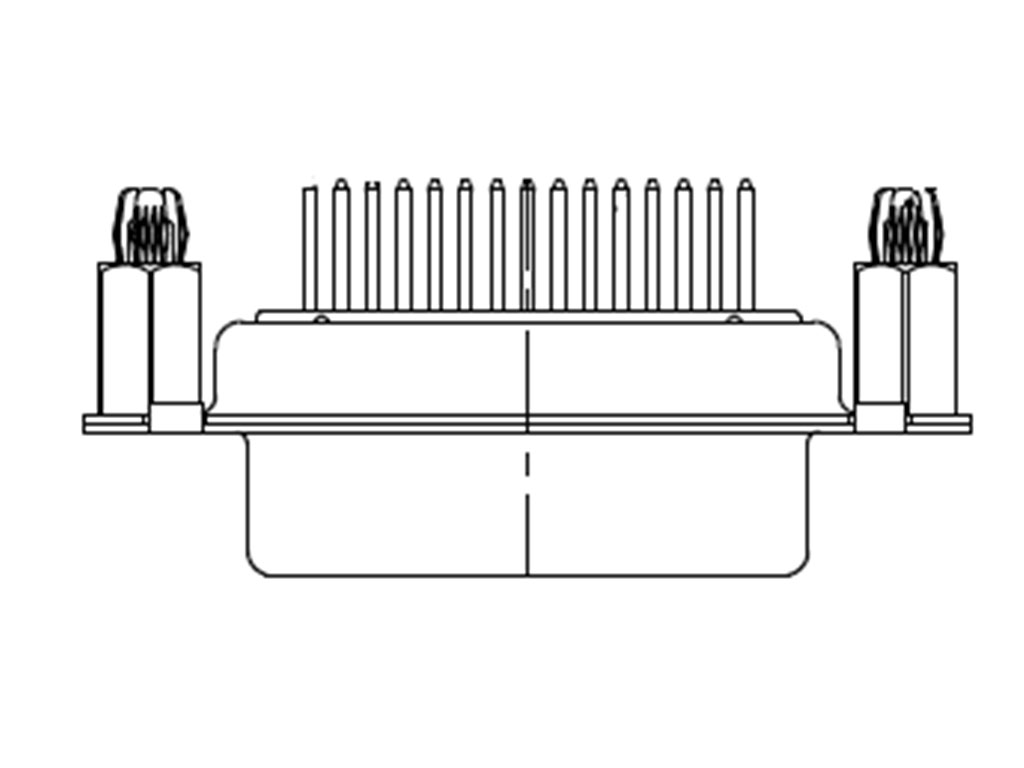 FCT D-Sub Female connector 9p F09S1G1-0982