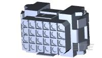 TE CONNECTIVITY Socket Square Metrimate 24p Crimp 207304-1