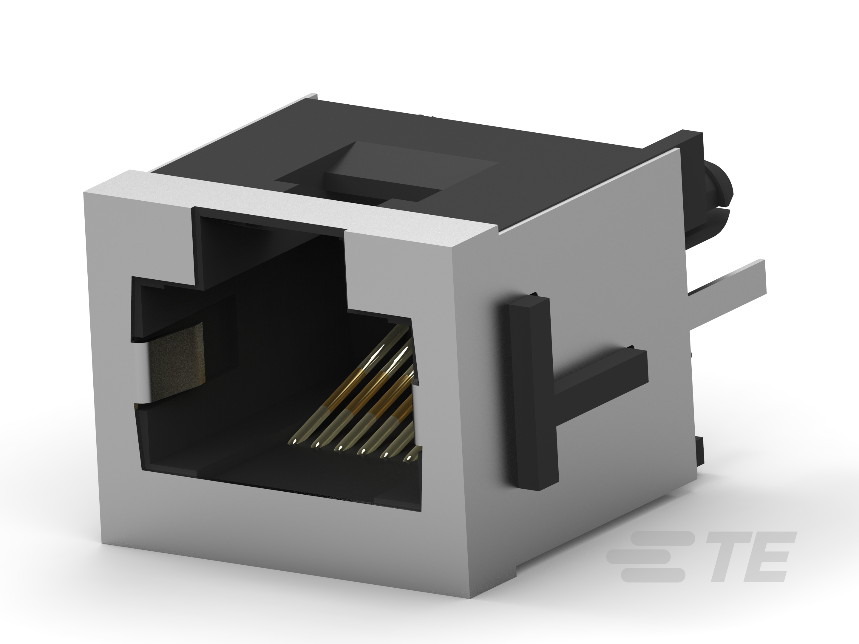 TE CONNECTIVITY Socket Square RJ 8p THT 100616-1