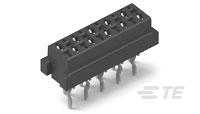 TE CONNECTIVITY Socket Square MicroMatch 10p THT 1-2178710-0