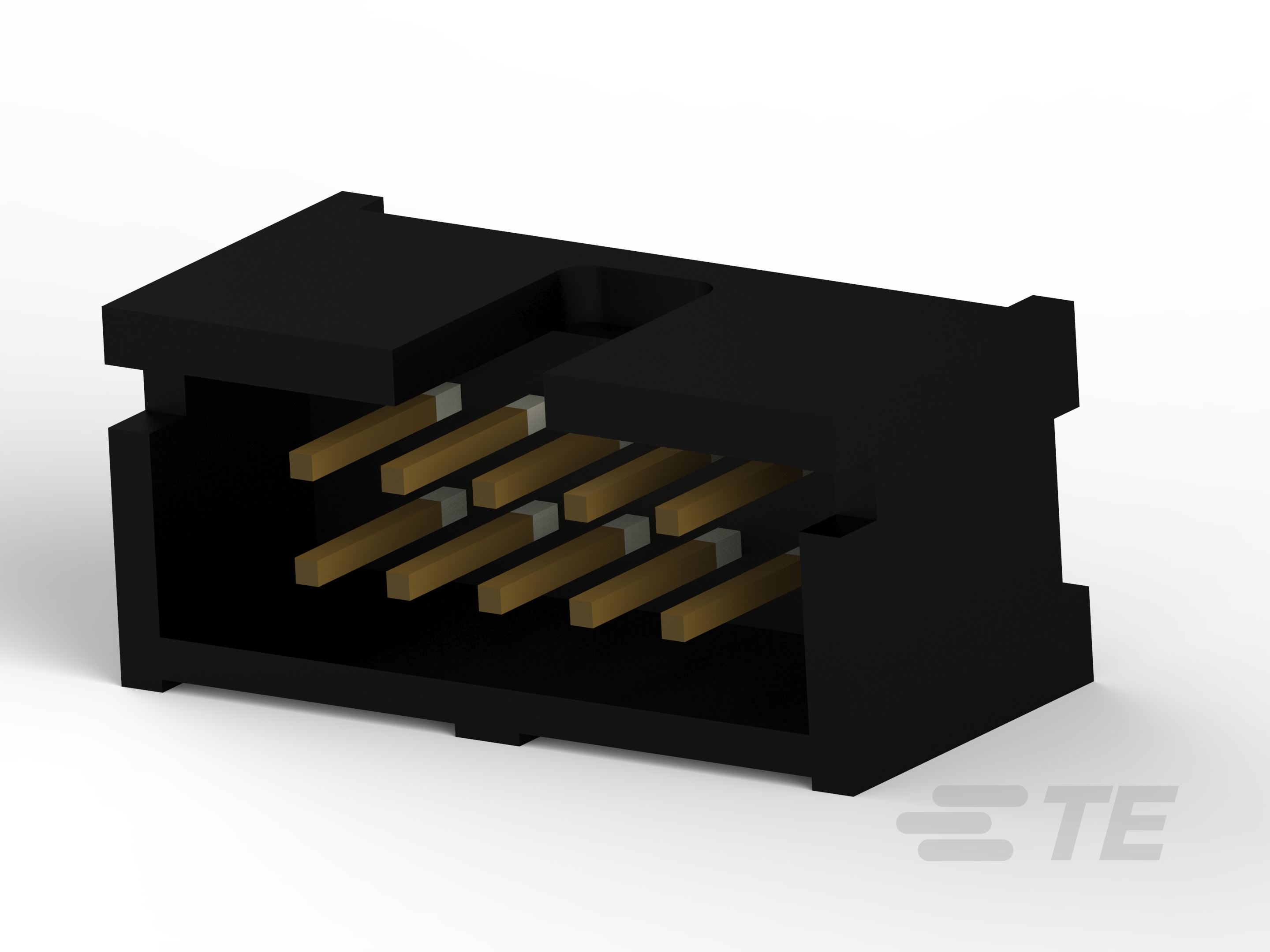 TE CONNECTIVITY Plug Square Latch 10p THT 5103309-1