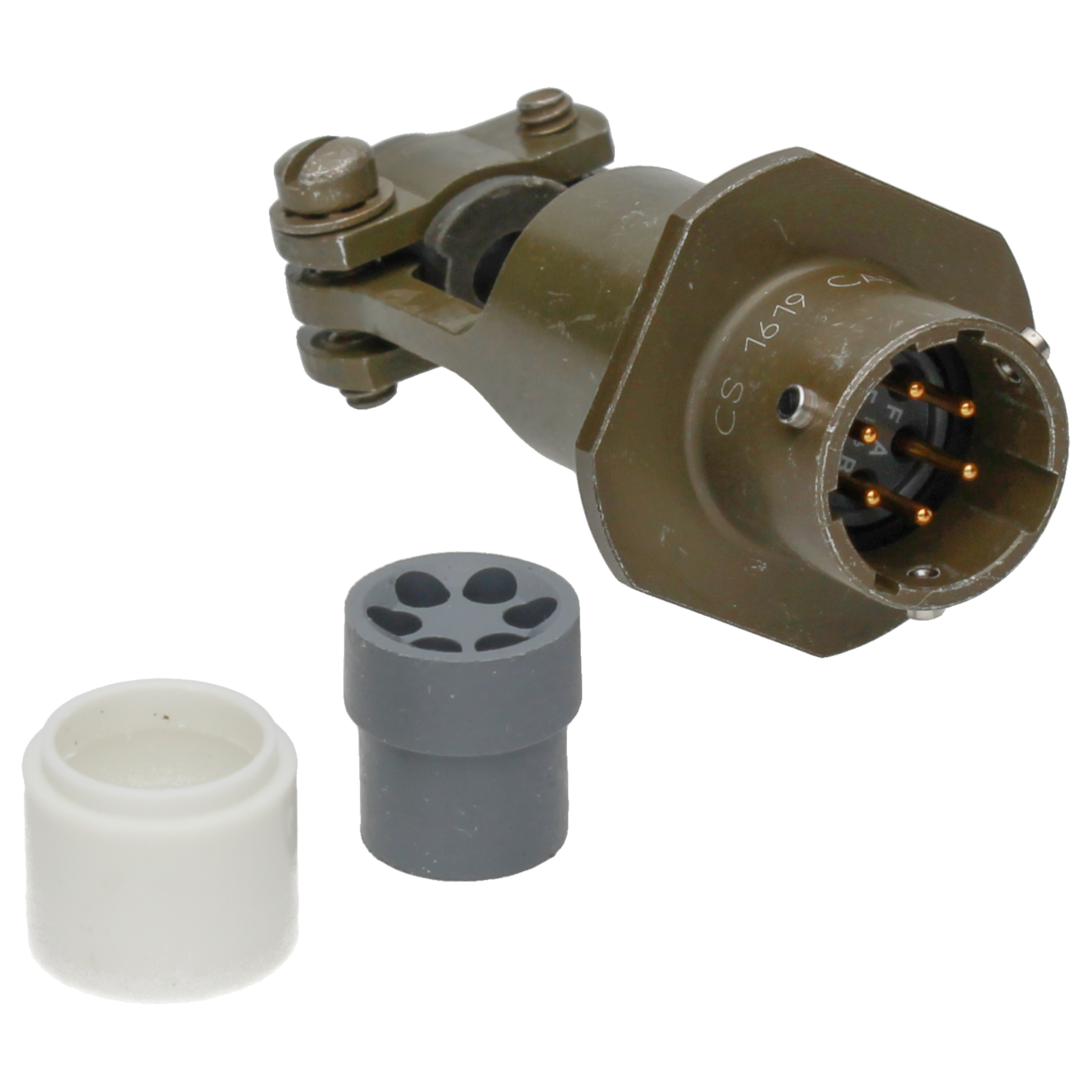 ITT Male cable connector 6p KPT01F10-6P