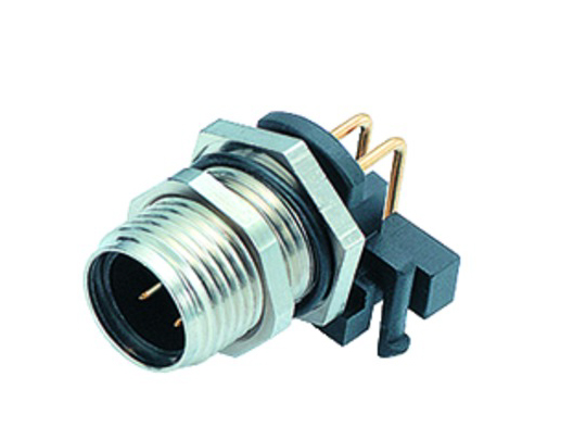 BINDER Plug Circular M12 4p THT 99-3431-601-04